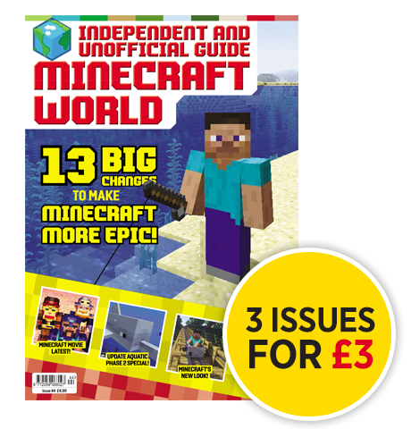 Get 3 issues of Minecraft World Magazine for £3